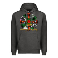 Charcoal Heather merry christmas windmill Premium Hoodie - Jasminsmagicworld