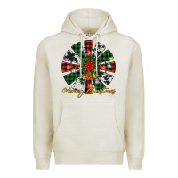 Oatmeal Heather merry christmas windmill Premium Hoodie - Jasminsmagicworld