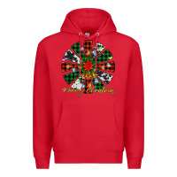Red merry christmas windmill Premium Hoodie - Jasminsmagicworld