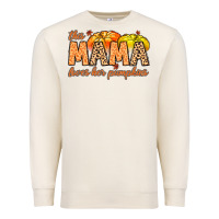 Sandshell this mama loves her pumpkins Premium Sweatshirt - MaliasSmallBusiness