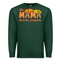 Sports Green this mama loves her pumpkins Premium Sweatshirt - MaliasSmallBusiness