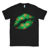 Black St. Patrick's Day Lip Classic Tee - Jasminsmagicworld