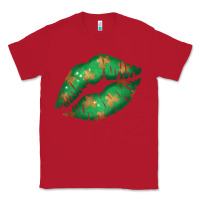 Red St. Patrick's Day Lip Classic Tee - Jasminsmagicworld