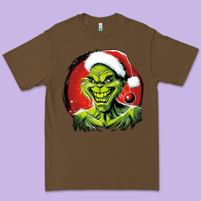 Grinch Premium Tee Designed By Unal Design
