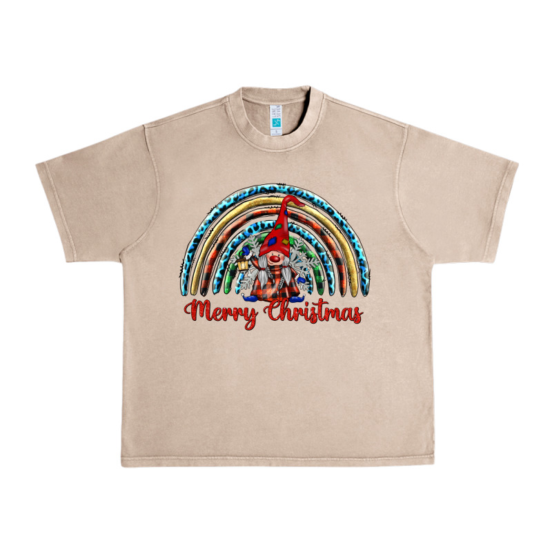 Merry Christmas Gnomes   Rainbow Urban Heavy Tee by BarkalooDesign | Teevron