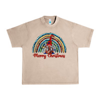 French Oak merry christmas gnomes   rainbow Urban Heavy Tee - BarkalooDesign