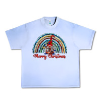 Grape Ice merry christmas gnomes   rainbow Urban Heavy Tee - BarkalooDesign