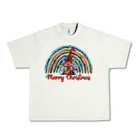 Pistachio merry christmas gnomes   rainbow Urban Heavy Tee - BarkalooDesign