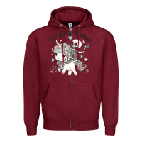 Burgundy i'm fucking fabulous Zipper Hoodie - MaliasSmallBusiness