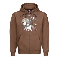 Chestnut i'm fucking fabulous Zipper Hoodie - MaliasSmallBusiness