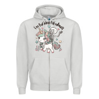 Dove Grey i'm fucking fabulous Zipper Hoodie - MaliasSmallBusiness