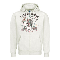 Oatmeal Heather i'm fucking fabulous Zipper Hoodie - MaliasSmallBusiness