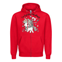 Red i'm fucking fabulous Zipper Hoodie - MaliasSmallBusiness