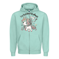 Seafoam i'm fucking fabulous Zipper Hoodie - MaliasSmallBusiness