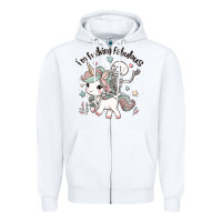 White i'm fucking fabulous Zipper Hoodie - MaliasSmallBusiness