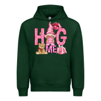 Forest Green hug me with gnome hjf Urban Hoodie - HowdyJamesFarm