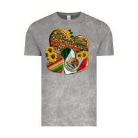 Cloud Rock mexico heart and sunflower Vintage Tee - HRA Design Shop