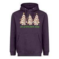 Plum oh christmas tree cake Heavyweight Hoodie - MaliasSmallBusiness