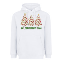 White oh christmas tree cake Heavyweight Hoodie - MaliasSmallBusiness