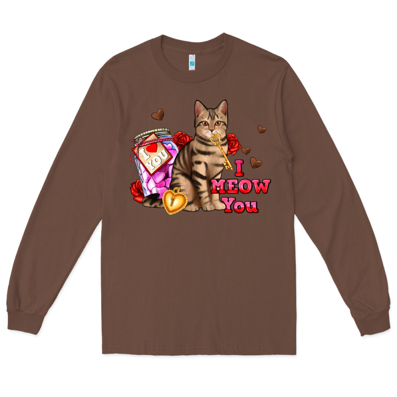 I Meow You Long Sleeve Tee by AdoDesignShop | Teevron