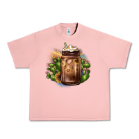 Salmon sunflower coffee cup cactus Urban Heavy Tee - JahusDesignShop