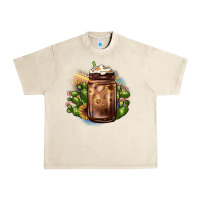 Sandshell sunflower coffee cup cactus Urban Heavy Tee - JahusDesignShop