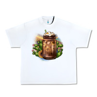 White sunflower coffee cup cactus Urban Heavy Tee - JahusDesignShop