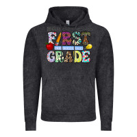 Vintage Black hellofirstgrade Vintage Hoodie - CowhideDigitalArt