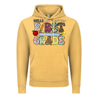 Vintage Mustard hellofirstgrade Vintage Hoodie - CowhideDigitalArt