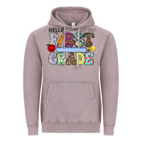 Vintage Zinc hellofirstgrade Vintage Hoodie - CowhideDigitalArt