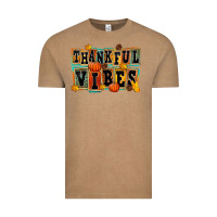 Vintage Coffee thankful vibes Vintage Tee - FaDigitalArtStudio