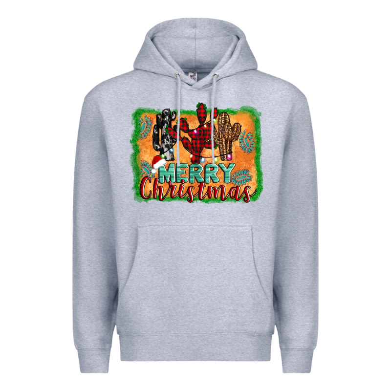 Merry Christmas Cactus Premium Hoodie by Jasminsmagicworld | Teevron
