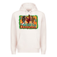 Pale Pink merry christmas cactus Premium Hoodie - Jasminsmagicworld