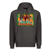 Smoke merry christmas cactus Premium Hoodie - Jasminsmagicworld