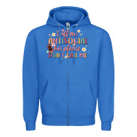 True Royal call me antisocial but please don't call me Zipper Hoodie - MaliasSmallBusiness