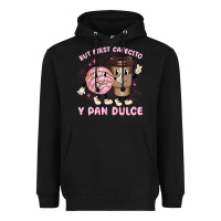 Black but first cafecito y pan dulce Heavyweight Hoodie - MaliasSmallBusiness