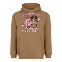 Toasted Coconut but first cafecito y pan dulce Heavyweight Hoodie - MaliasSmallBusiness