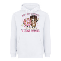 White but first cafecito y pan dulce Heavyweight Hoodie - MaliasSmallBusiness