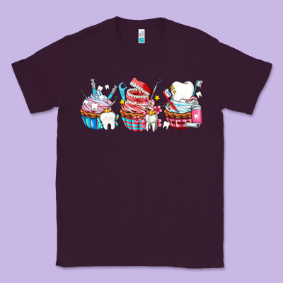 Dental Cupcakes Classic Tee Designed By Adodesignshop