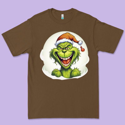Grinch Premium Tee Designed By Unal Design