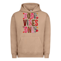 Pigment Burro Good vibes only Valentine's Day Urban Hoodie - HowdyJamesFarm