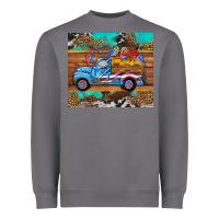 Storm western  american truck sunflowers  mousepad Heavyweight Sweatshirt - HRA Design Shop