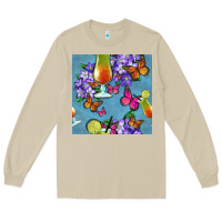 Mushroom butterfly cocktail Long Sleeve Tee - BundleAndBundleShop
