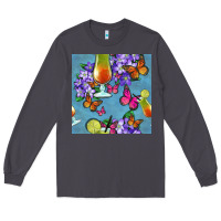 Butterfly Cocktail Long Sleeve Tee | Teevron