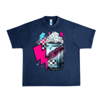 Navy racing coffee Urban Heavy Tee - JahusDesignShop