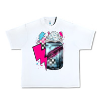 White racing coffee Urban Heavy Tee - JahusDesignShop