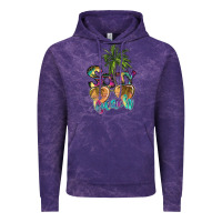 Cloud Purple salty beach Vintage Hoodie - SublimationCraftShop