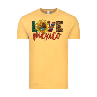 Vintage Mustard love mexico Vintage Tee - HRA Design Shop