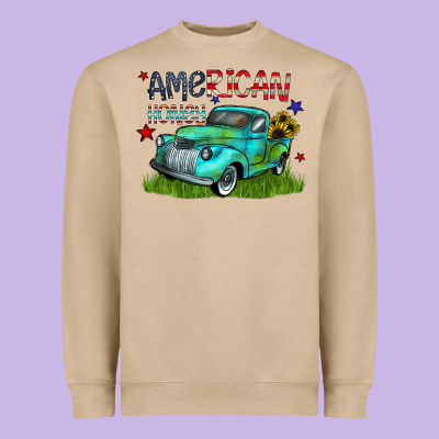 American Honey Heavyweight Sweatshirt Designed By Cowhidedigitalart