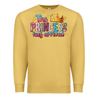 Antique Gold The Princess Has Arrived Premium Sweatshirt - MaliasSmallBusiness